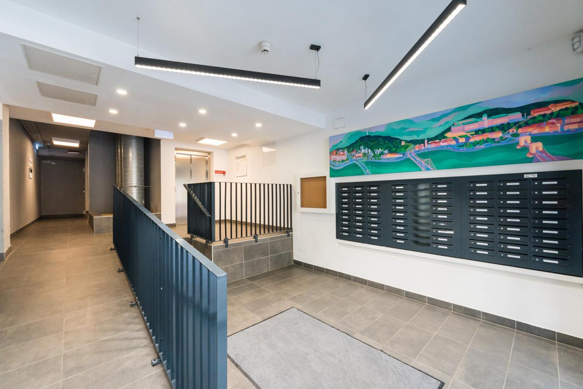 Brand New Modern Apartment-2 Rooms-Balcony-Garage Budapeszt Zewnętrze zdjęcie