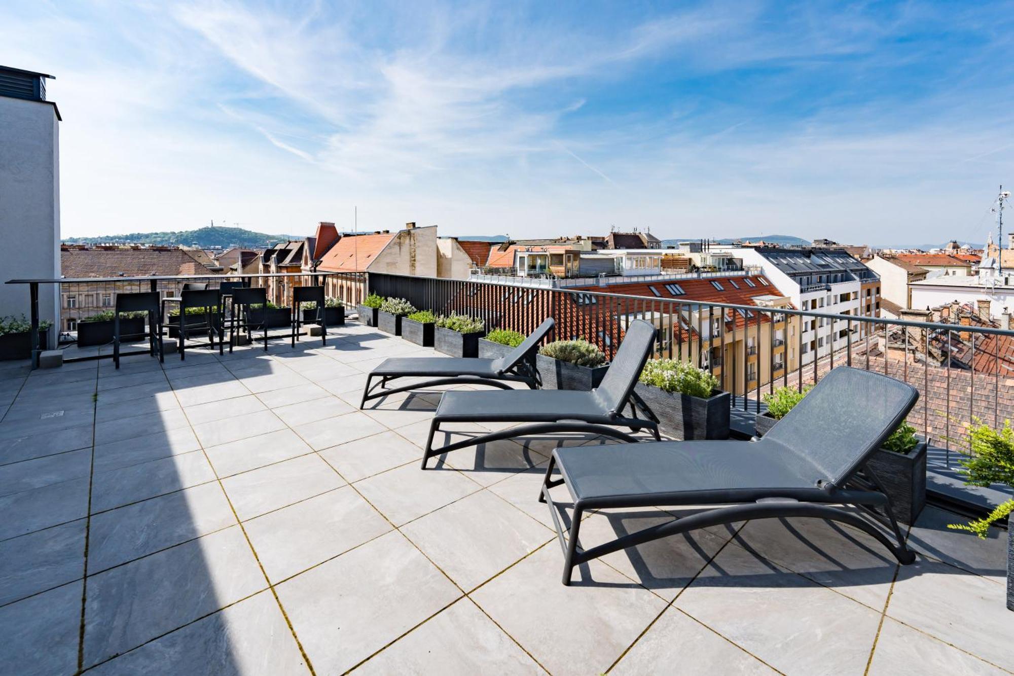 Brand New Modern Apartment-2 Rooms-Balcony-Garage Budapeszt Zewnętrze zdjęcie