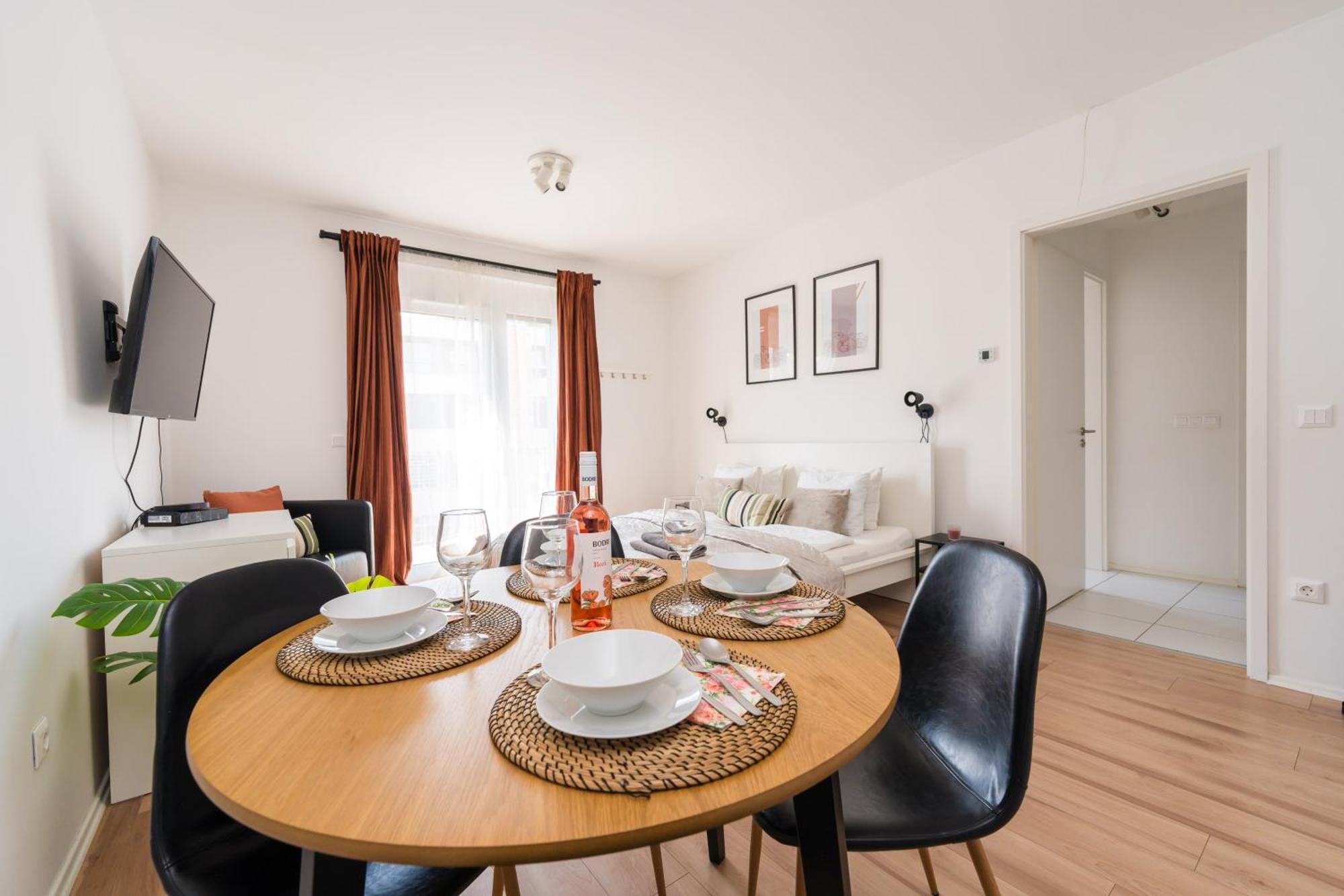 Brand New Modern Apartment-2 Rooms-Balcony-Garage Budapeszt Zewnętrze zdjęcie