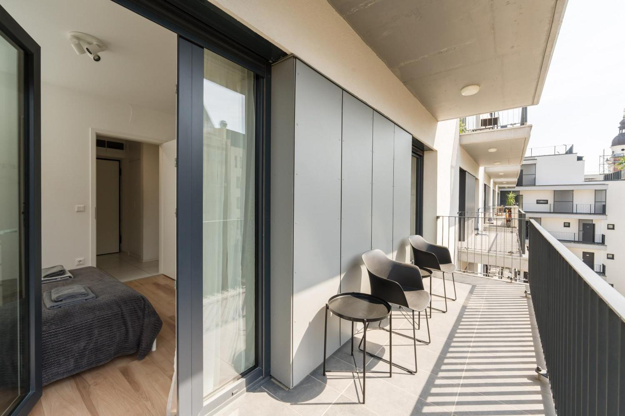 Brand New Modern Apartment-2 Rooms-Balcony-Garage Budapeszt Zewnętrze zdjęcie