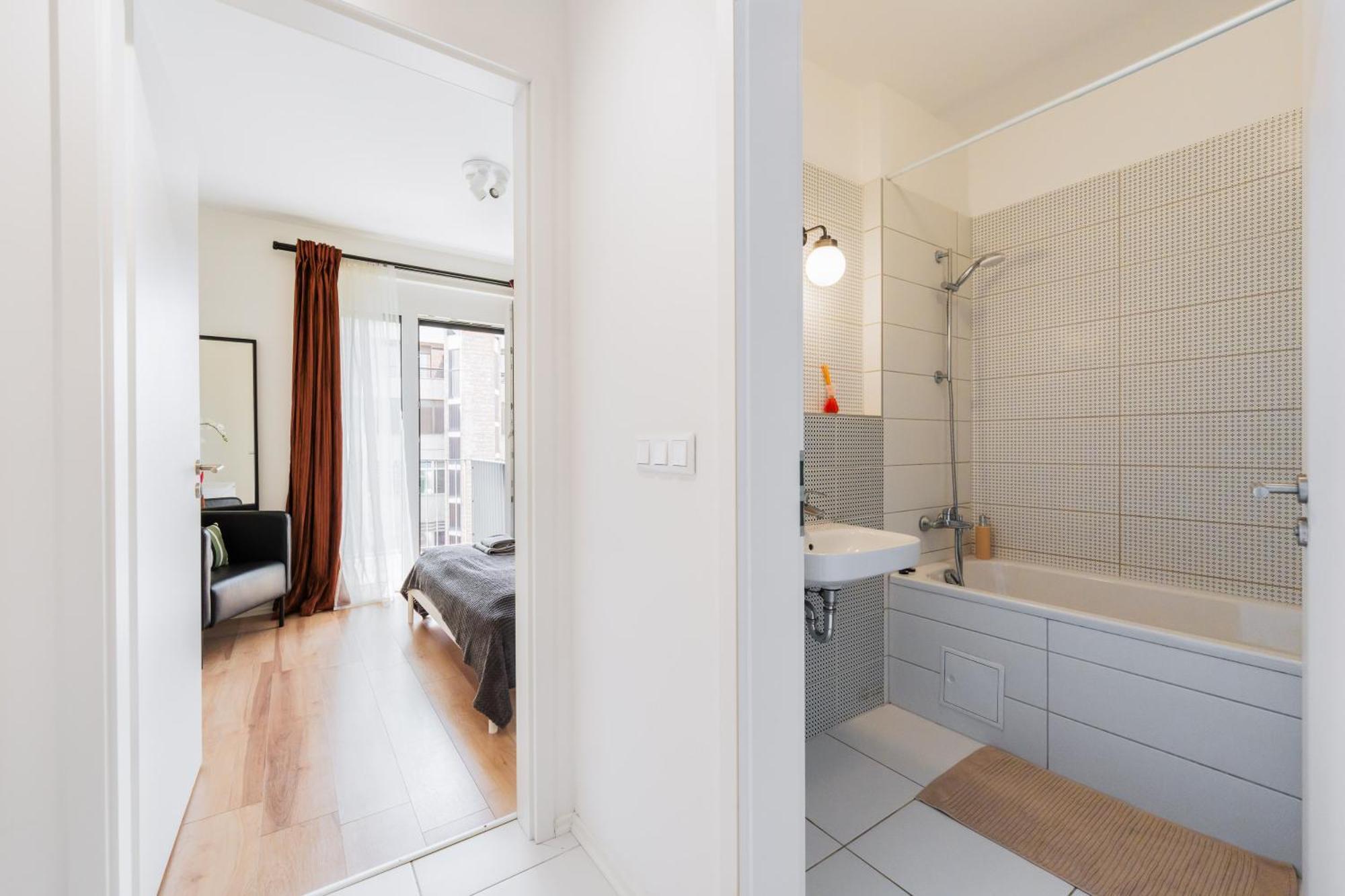 Brand New Modern Apartment-2 Rooms-Balcony-Garage Budapeszt Zewnętrze zdjęcie
