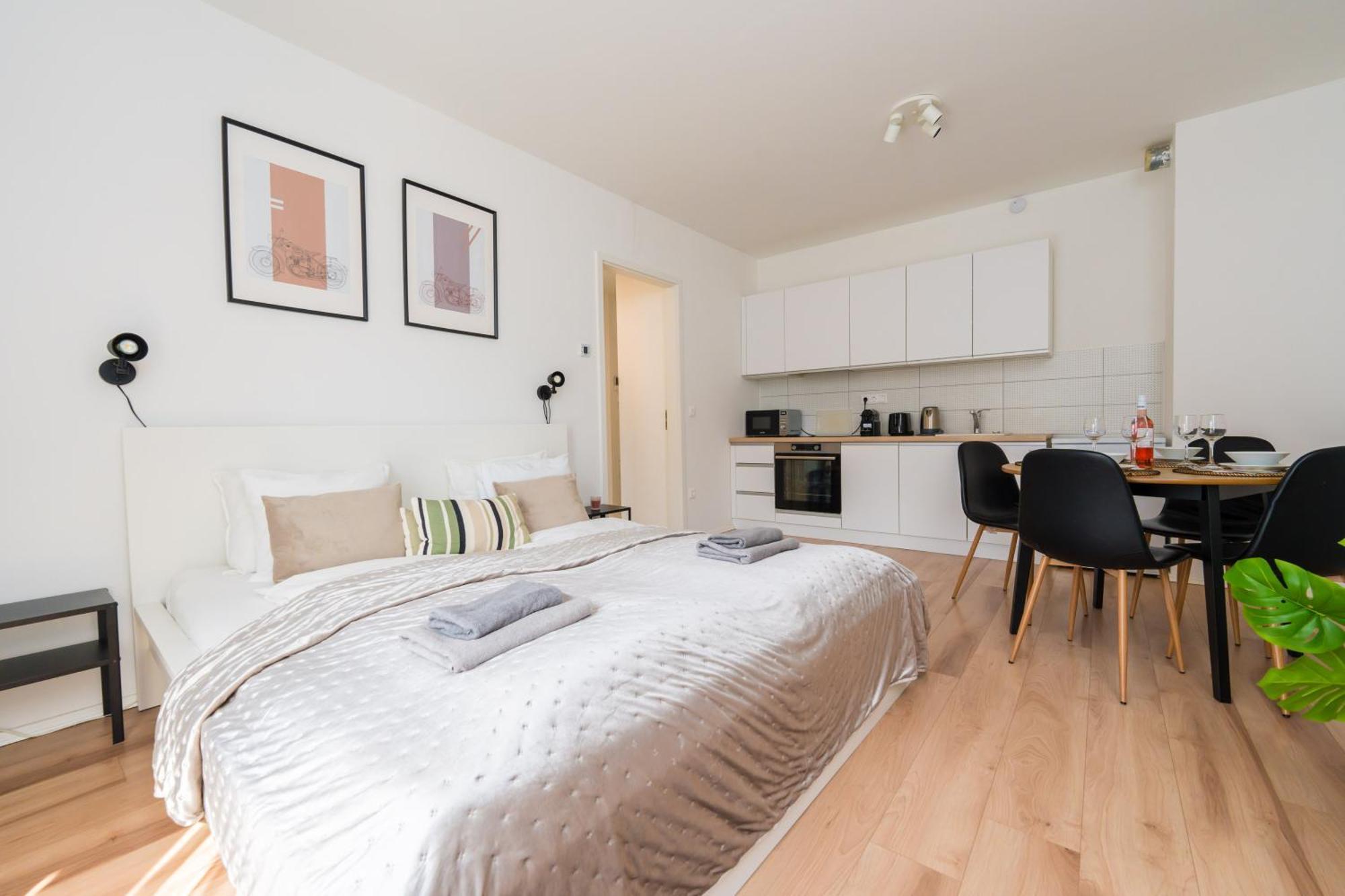 Brand New Modern Apartment-2 Rooms-Balcony-Garage Budapeszt Zewnętrze zdjęcie